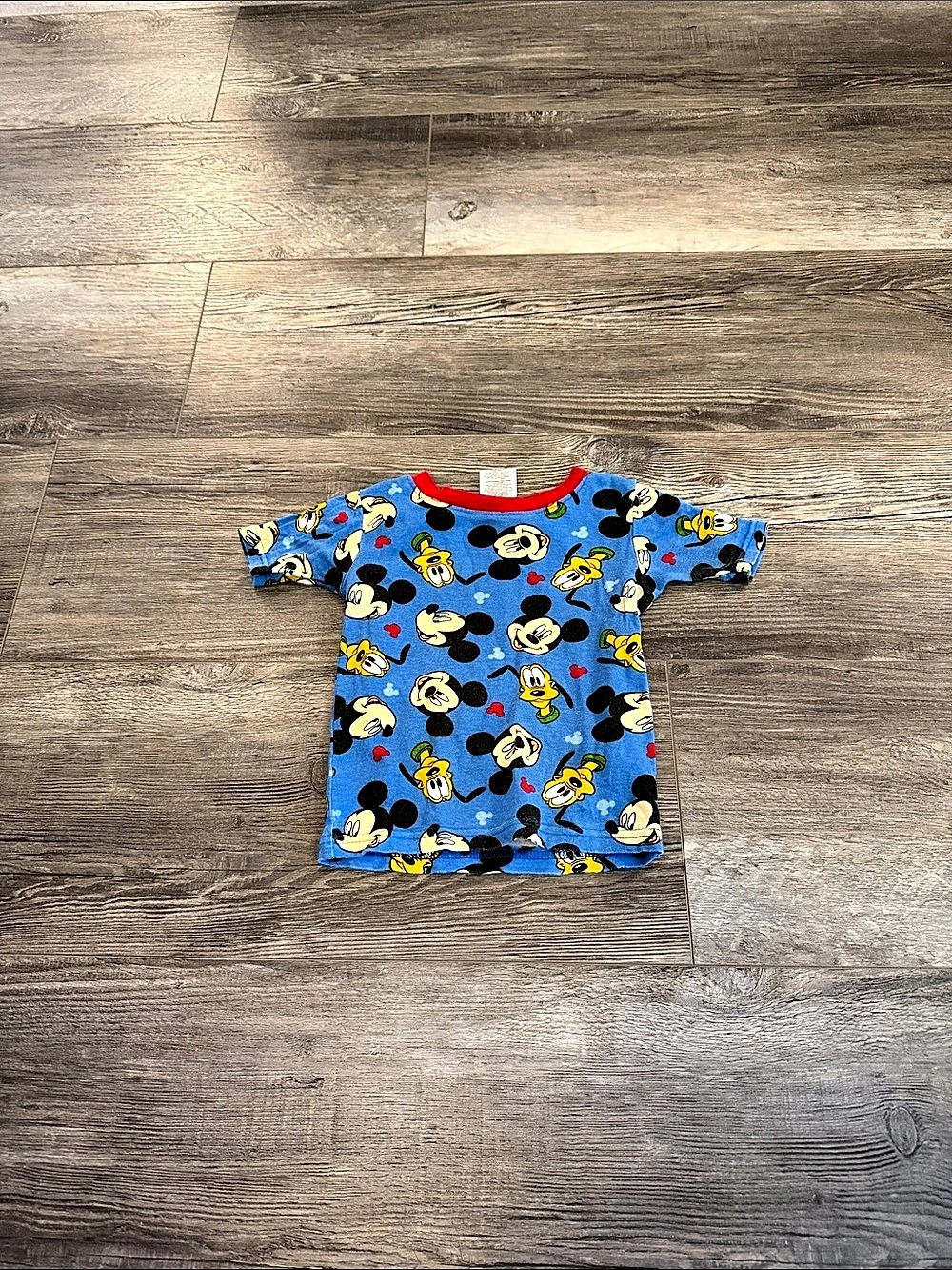 Disney Mickey Mouse and Friends All Over Print Pajama Top and Friends Print